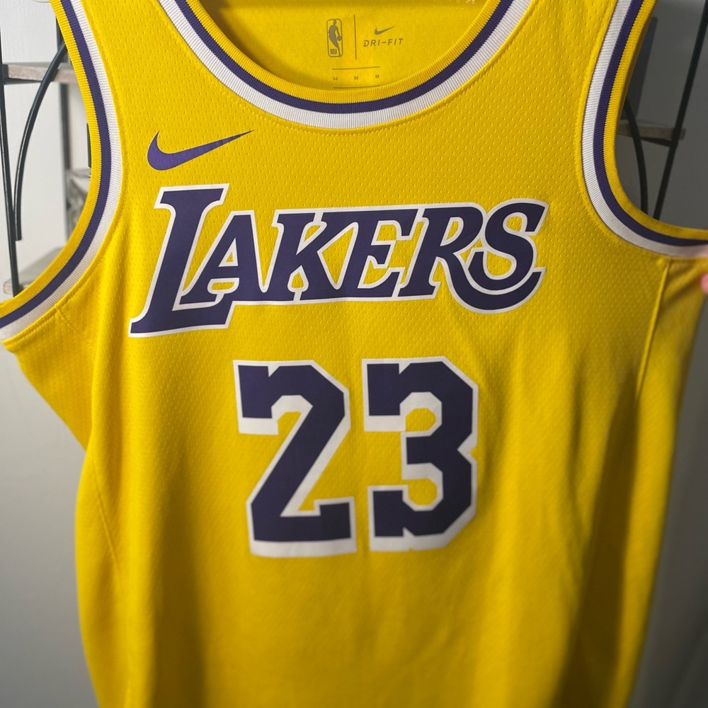 Los Angeles Lakers, Lebrun James classic jersey.
